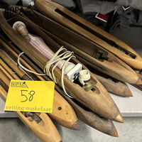 Antieke houten weefspoelen – kavel bij BOPA Auctions, Oekene