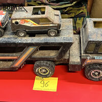 Vintage metalen Tonka autotransporter – kavel bij BOPA Auctions, Oekene