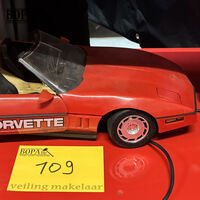 Vintage rode Chevrolet C4 radiografische bestuurbare auto – kavel bij BOPA Auctions, Oekene