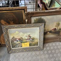 Lot schilderijen - 3 stuks – kavel bij BOPA Auctions, Oekene