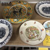 Lot sierborden - 5 stuks – kavel bij BOPA Auctions, Oekene