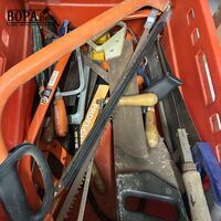 Lot handzagen hout en metaal – kavel bij BOPA Auctions, Oekene