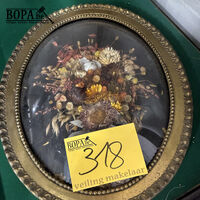 Vintage wanddecoratie bloemen – kavel bij BOPA Auctions, Oekene
