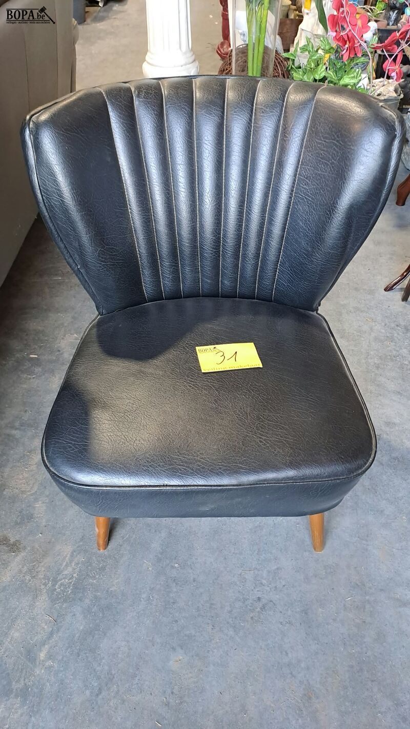 Vintage cocktailzetel Expo 58 donkerblauw – foto 2 – kavel bij BOPA Auctions, Aarsele