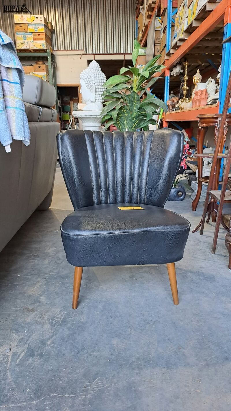 Vintage cocktailzetel Expo 58 donkerblauw – foto 3 – kavel bij BOPA Auctions, Aarsele