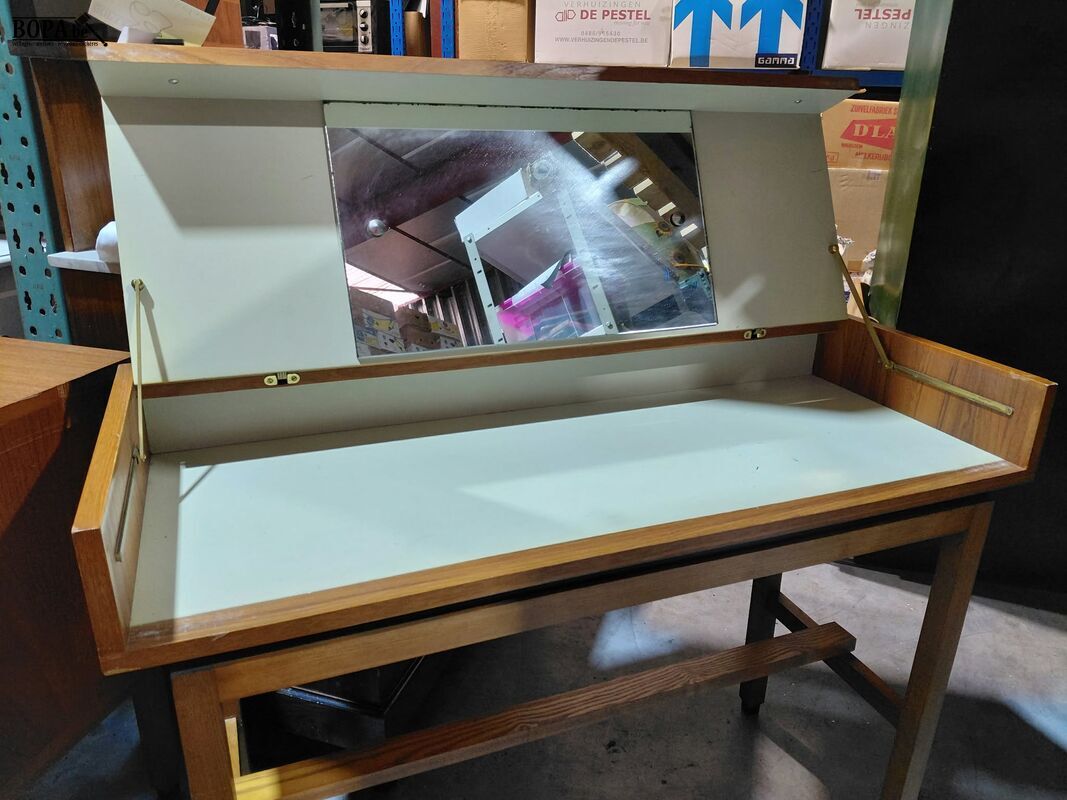 Retro schrijftafel Mid-Century modern – foto 5 – kavel bij BOPA Auctions, Aarsele