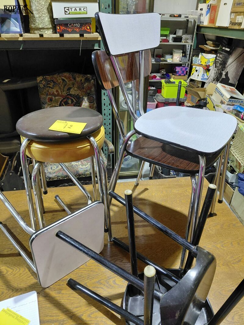 Lot allerlei retro stoelen - 7 stuks – foto 2 – kavel bij BOPA Auctions, Aarsele