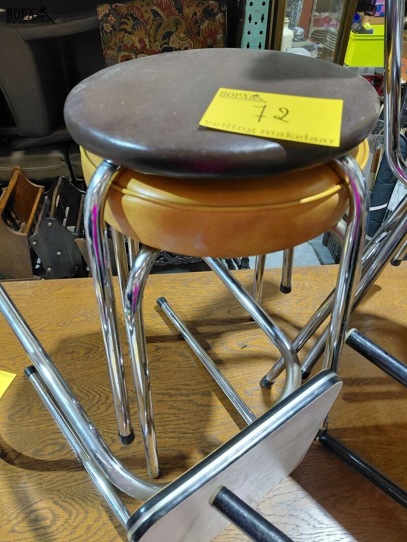 Lot allerlei retro stoelen - 7 stuks – foto 3 – kavel bij BOPA Auctions, Aarsele