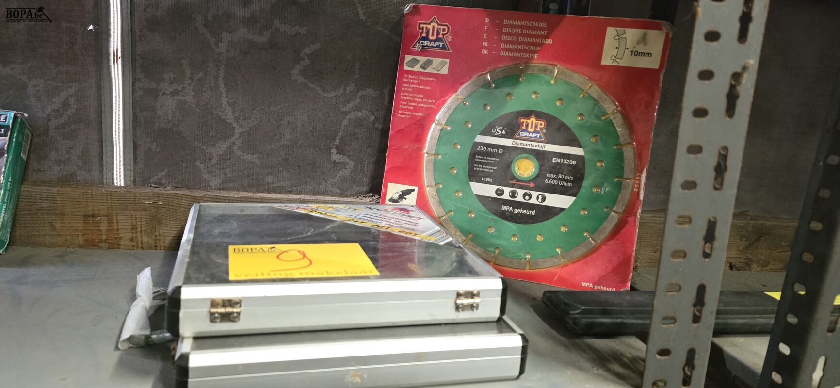 Diamantschijf en houtzagbladen – foto 2 – kavel bij BOPA Auctions, Ieper