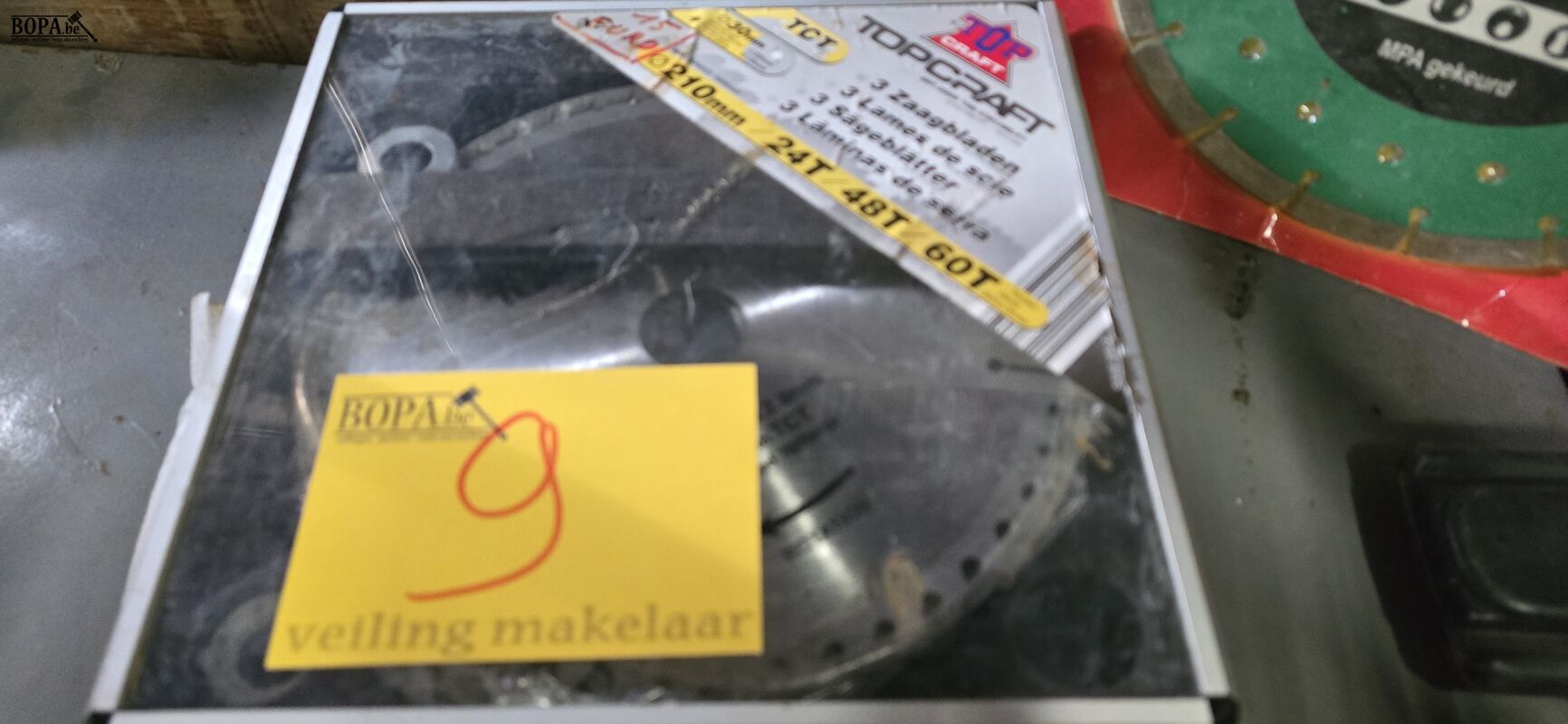 Diamantschijf en houtzagbladen – foto 4 – kavel bij BOPA Auctions, Ieper