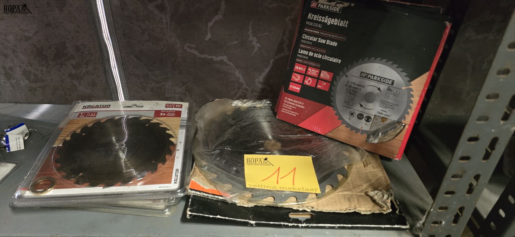 Houtzaagbladen 210mm/254mm – foto 2 – kavel bij BOPA Auctions, Ieper
