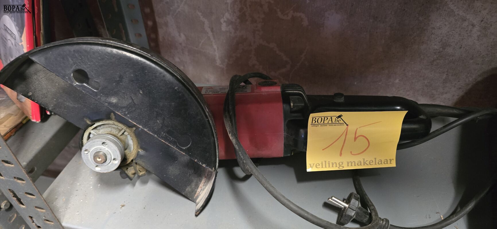 Haakse slijpschijf – foto 2 – kavel bij BOPA Auctions, Ieper