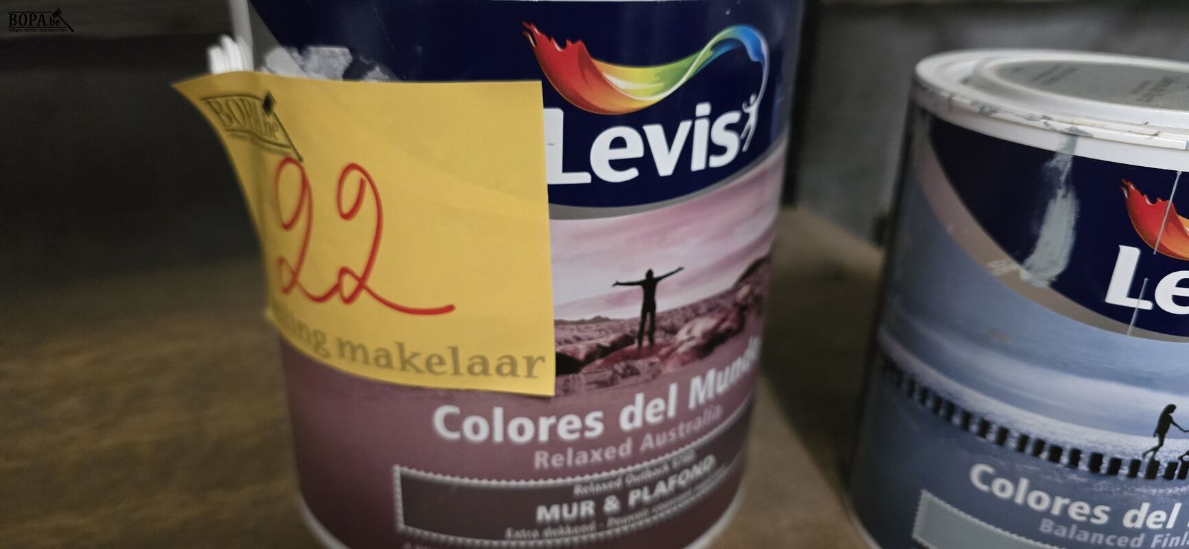 Muurverf Levis 2,5L en 1 L – foto 4 – kavel bij BOPA Auctions, Ieper