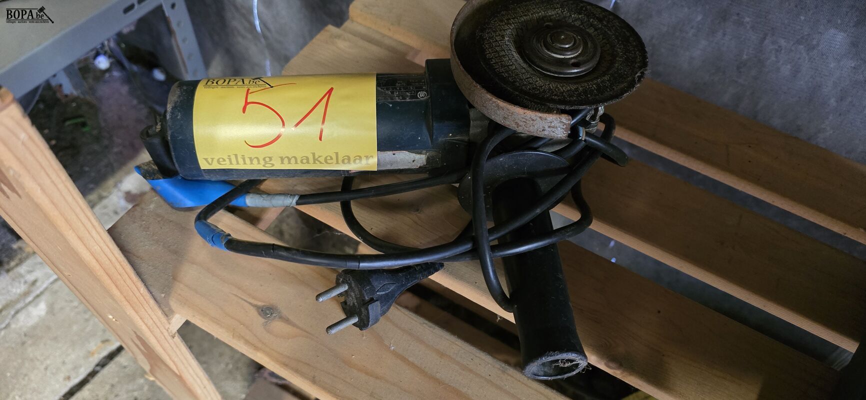 Haakse slijpschijf 110mm – foto 2 – kavel bij BOPA Auctions, Ieper