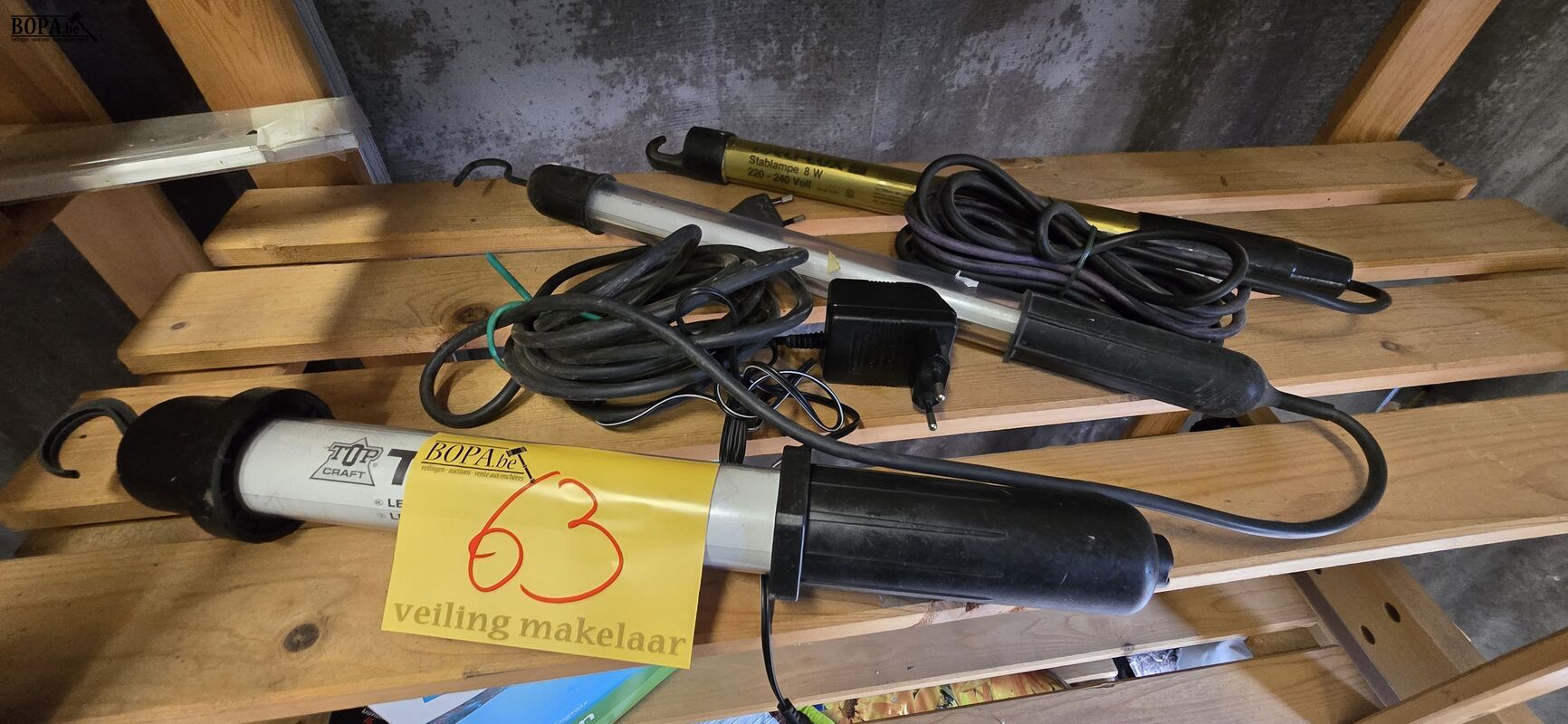 Looplampen 3 stuks – foto 2 – kavel bij BOPA Auctions, Ieper
