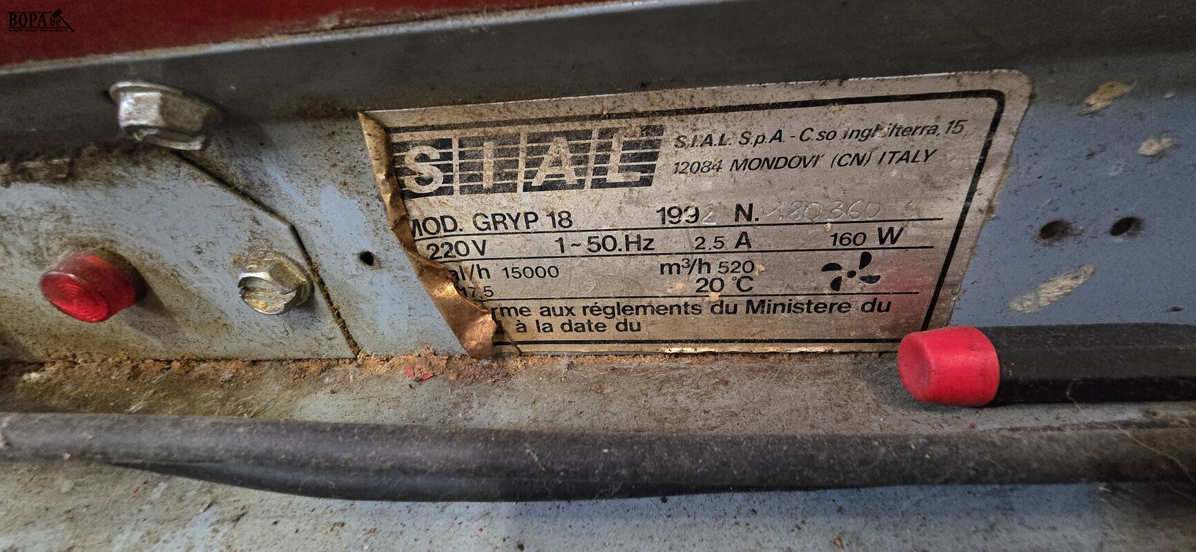 Verwarminstoestel op petrol, merk sial – foto 6 – kavel bij BOPA Auctions, Ieper