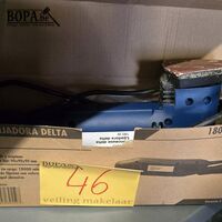 Driehoek schuurmachine Delta – kavel bij BOPA Auctions, Ieper