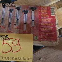 Houtboren 5 delig nieuw – kavel bij BOPA Auctions, Ieper