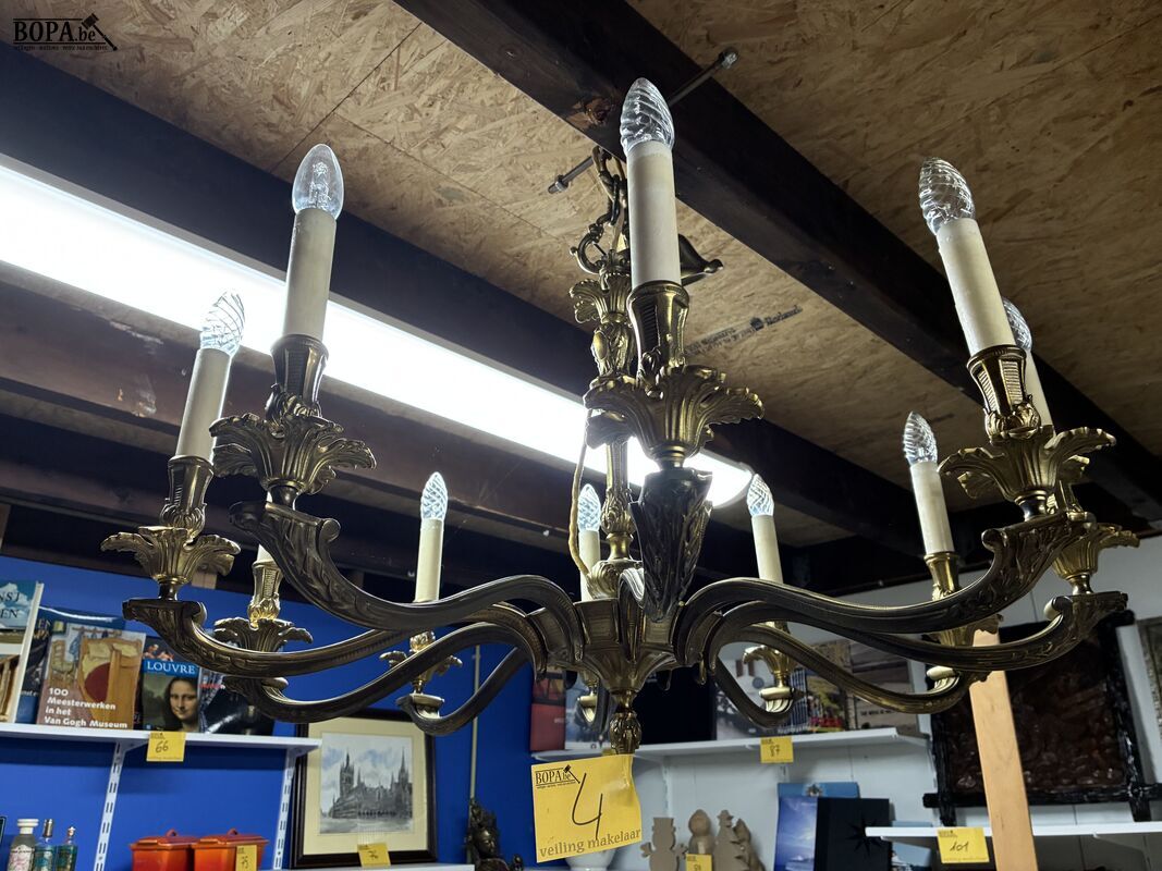 Antieke kroonluchter in Franse stijl – foto 2 – kavel bij BOPA Auctions, Ieper