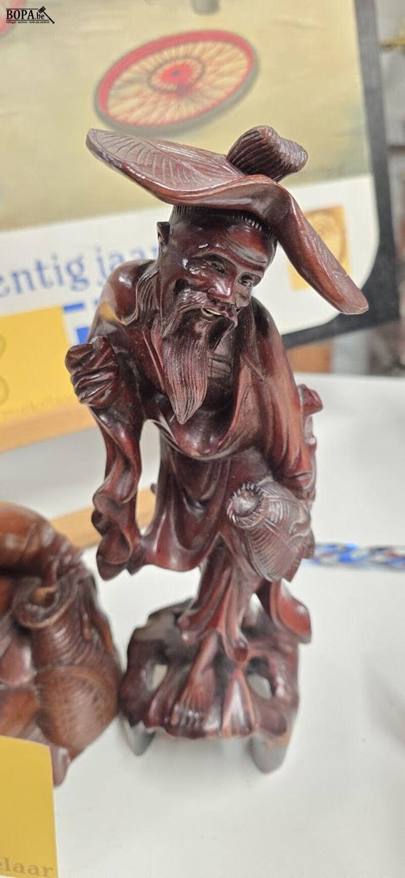Houten beeldjes 3 stuks – foto 6 – kavel bij BOPA Auctions, Ieper