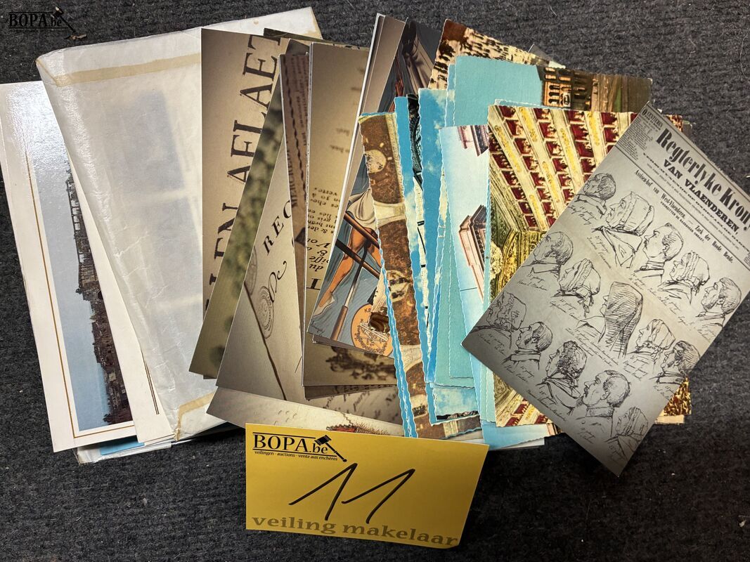 Lot vintage papieren verzamelobjecten – foto 3 – kavel bij BOPA Auctions, Ieper