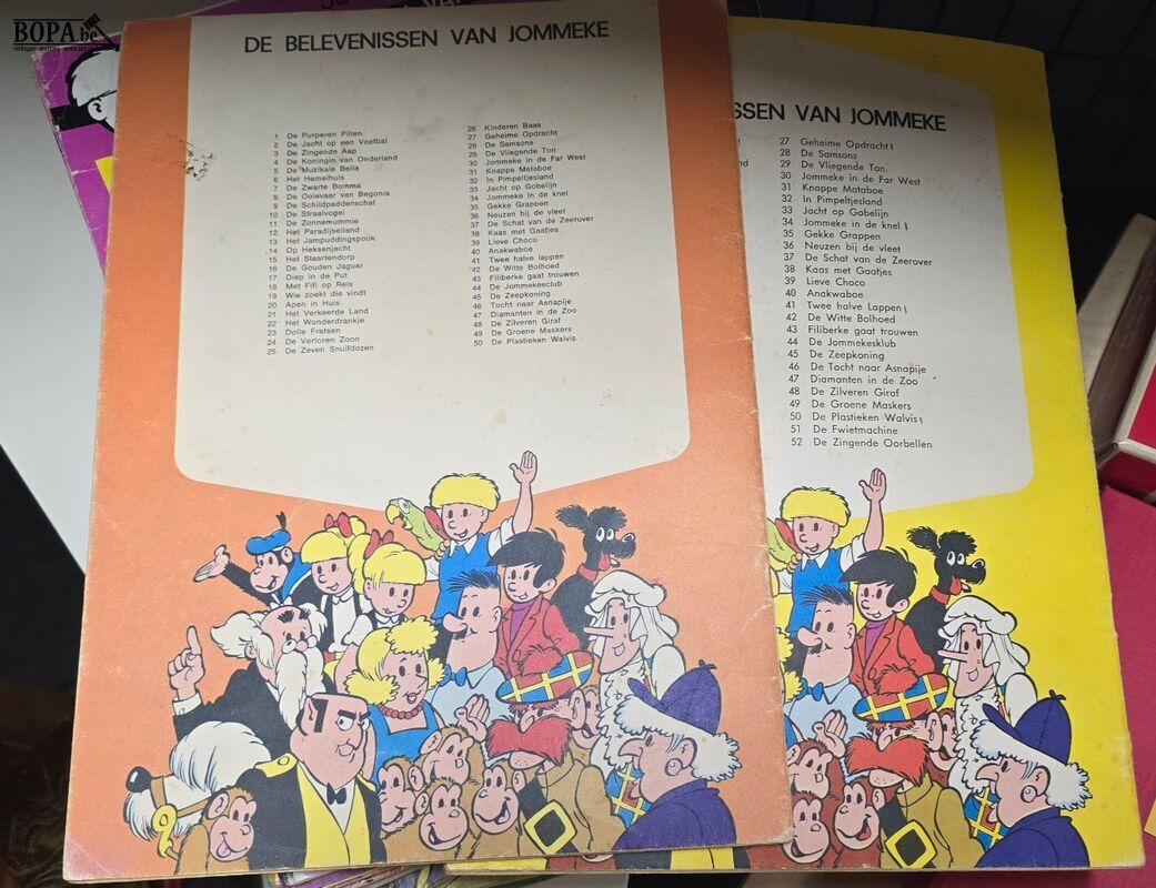 Lot strips Jommeke - eerste en tweede druk – foto 6 – kavel bij BOPA Auctions, Ieper