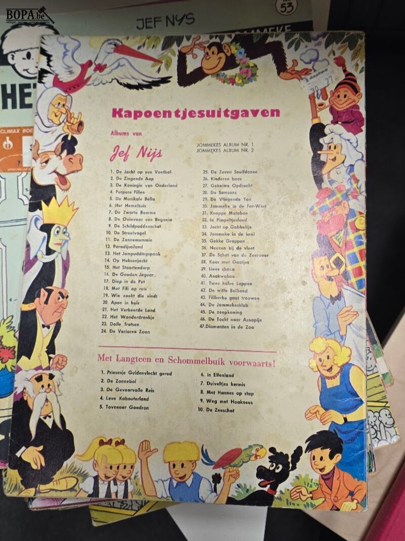 Lot strips Jommeke - eerste en tweede druk – foto 7 – kavel bij BOPA Auctions, Ieper