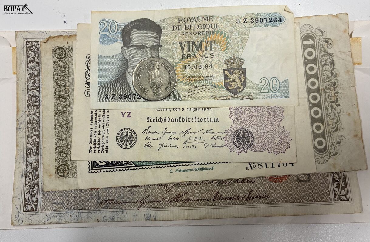 Verzameling historische en vintage bankbiljetten – foto 3 – kavel bij BOPA Auctions, Ieper