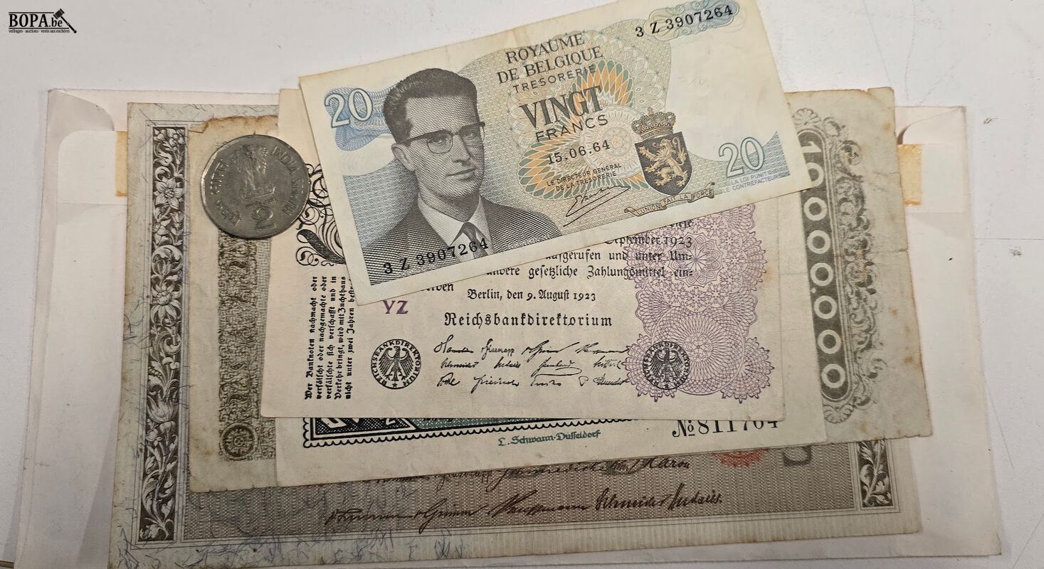 Verzameling historische en vintage bankbiljetten – foto 4 – kavel bij BOPA Auctions, Ieper