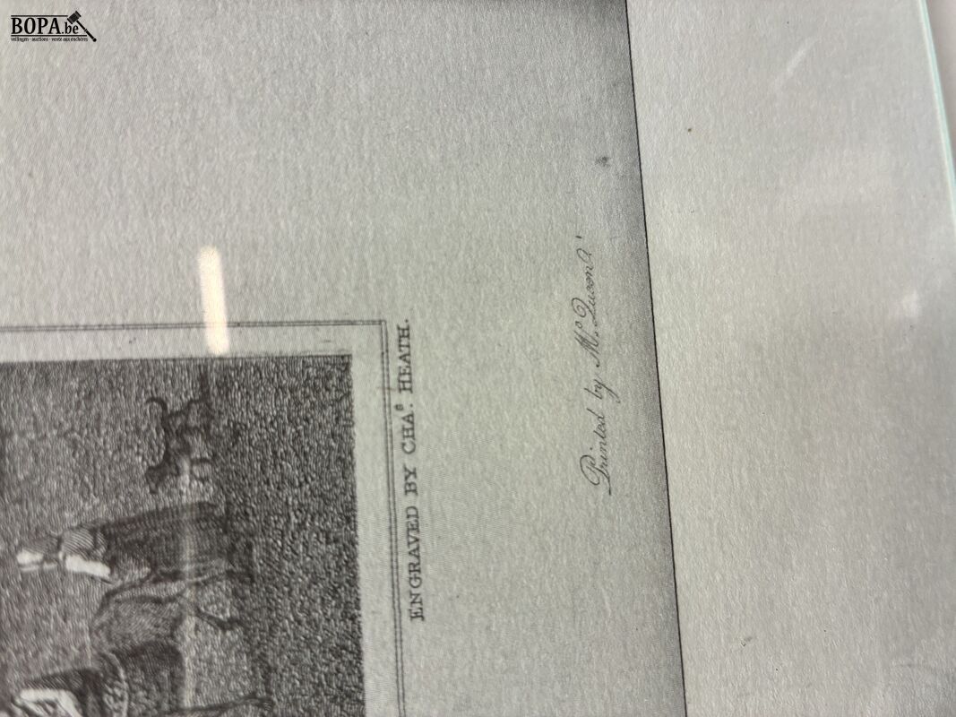 Antieke staalgravure van Grote Markt Ieper - get – foto 3 – kavel bij BOPA Auctions, Ieper