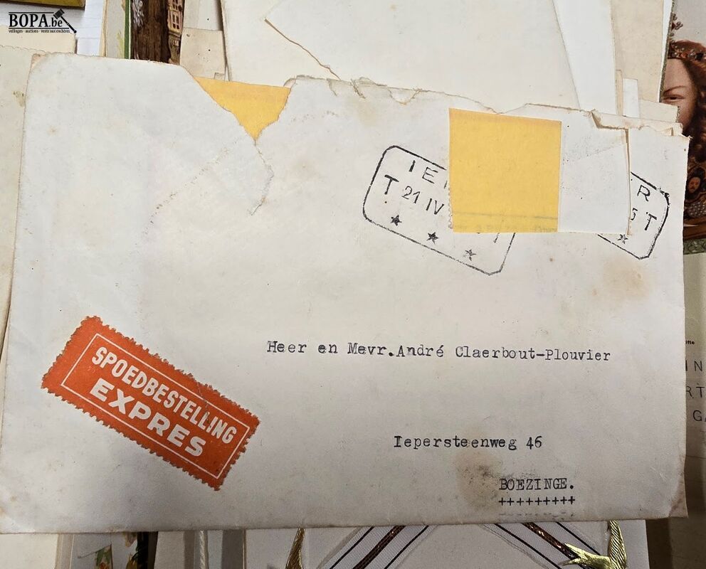 Verzameling oude trouwkaarten '50/'60 – foto 5 – kavel bij BOPA Auctions, Ieper