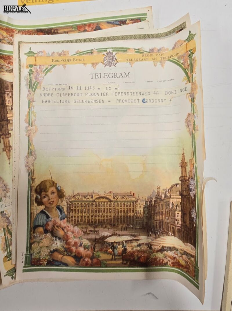 Verzameling oude trouwkaarten '50/'60 – foto 8 – kavel bij BOPA Auctions, Ieper