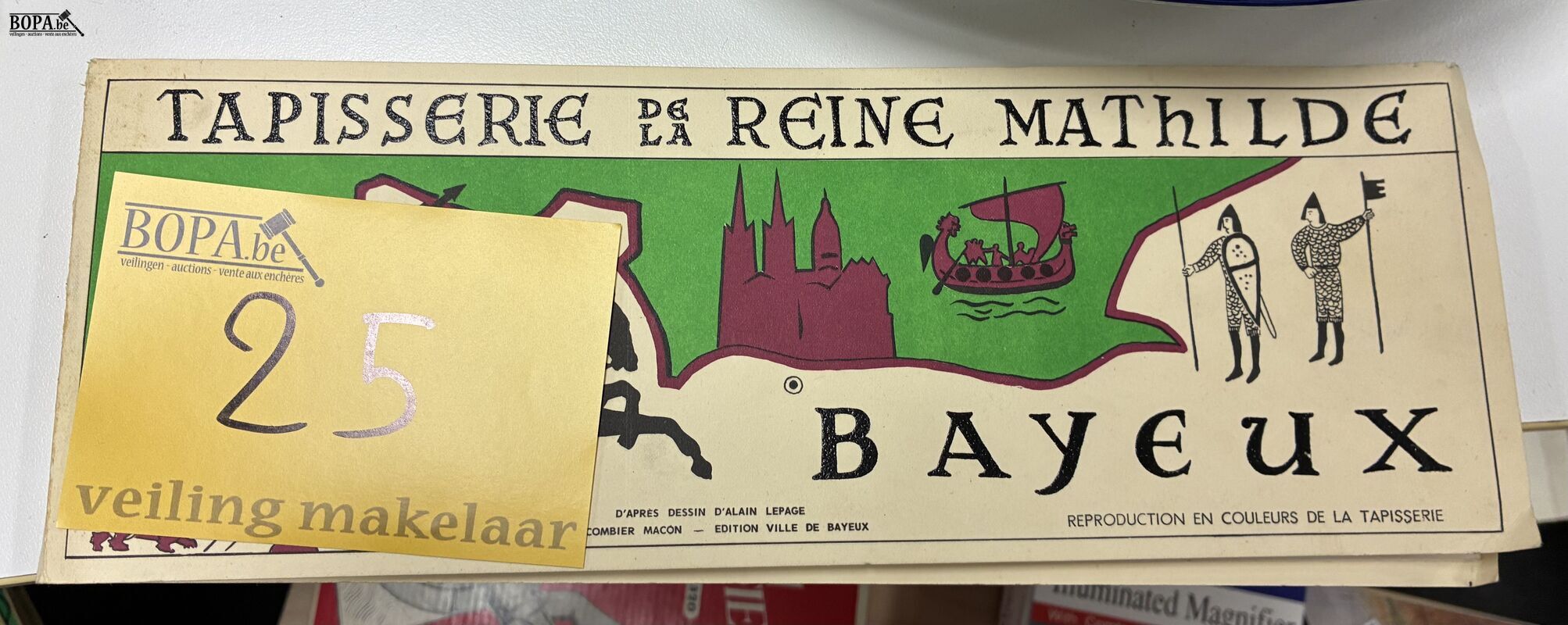 Opvouwbare accordeon-reproductie Tapisserie – foto 2 – kavel bij BOPA Auctions, Ieper