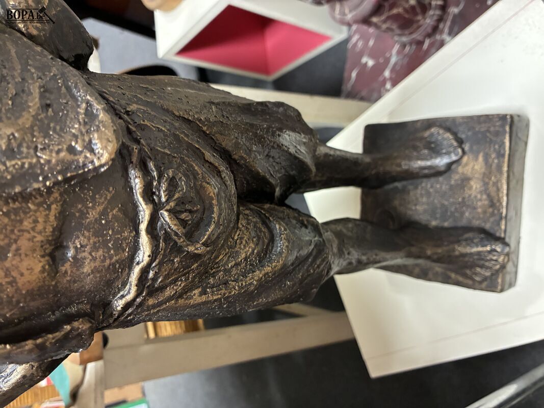 Vebronsd beeld staande jongen - get. Geert Kunen – foto 4 – kavel bij BOPA Auctions, Ieper