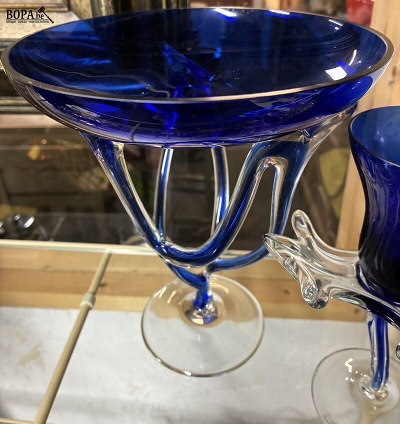 Vintage glazen kunstwerk - Poolse glasblazerij – foto 3 – kavel bij BOPA Auctions, Ieper
