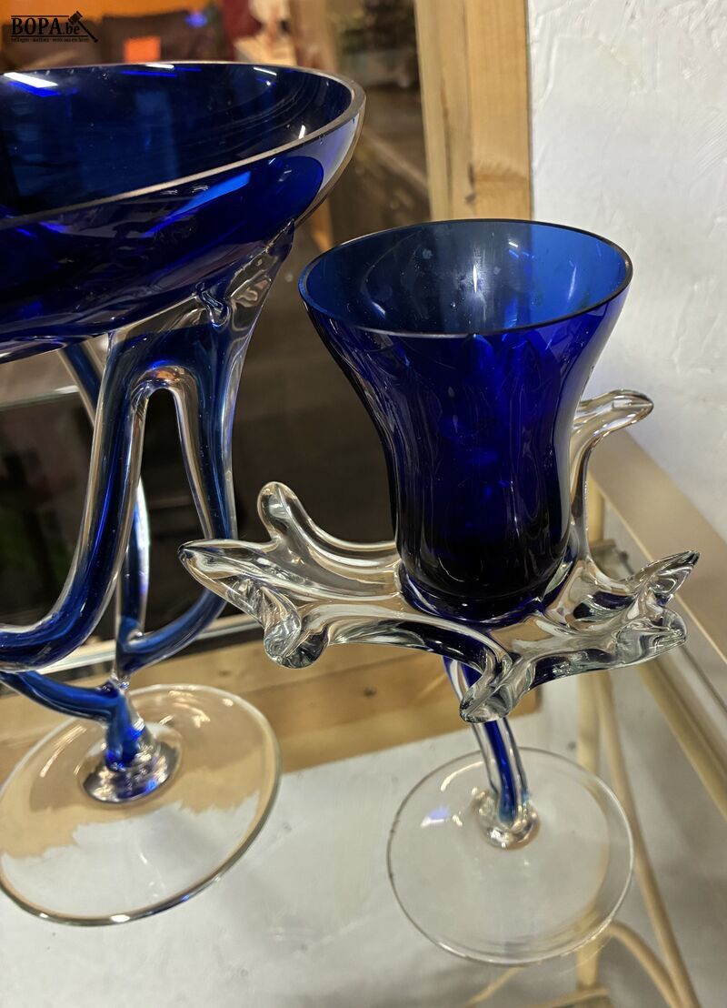 Vintage glazen kunstwerk - Poolse glasblazerij – foto 4 – kavel bij BOPA Auctions, Ieper