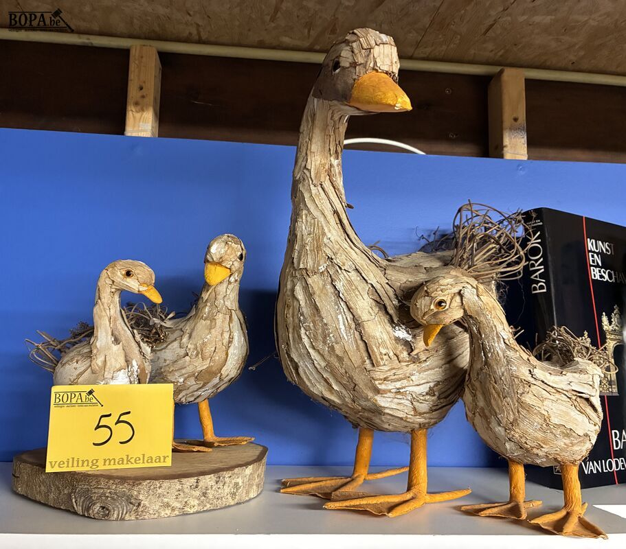 Decoratieve set van eenden - 4 stuks – foto 2 – kavel bij BOPA Auctions, Ieper
