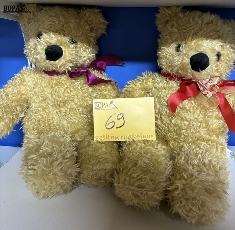 Set klassieke pluche teddyberen – foto 2 – kavel bij BOPA Auctions, Ieper