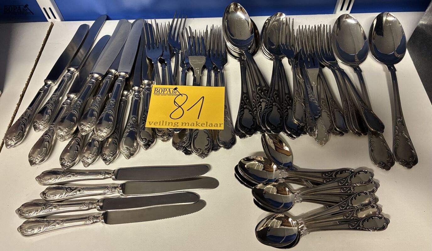 Lot vintage verzilverd bestek – foto 2 – kavel bij BOPA Auctions, Ieper