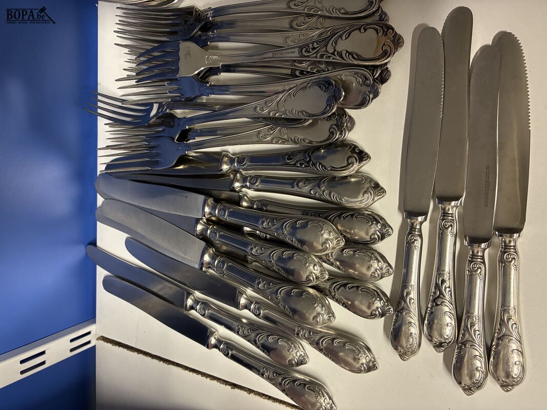 Lot vintage verzilverd bestek – foto 3 – kavel bij BOPA Auctions, Ieper