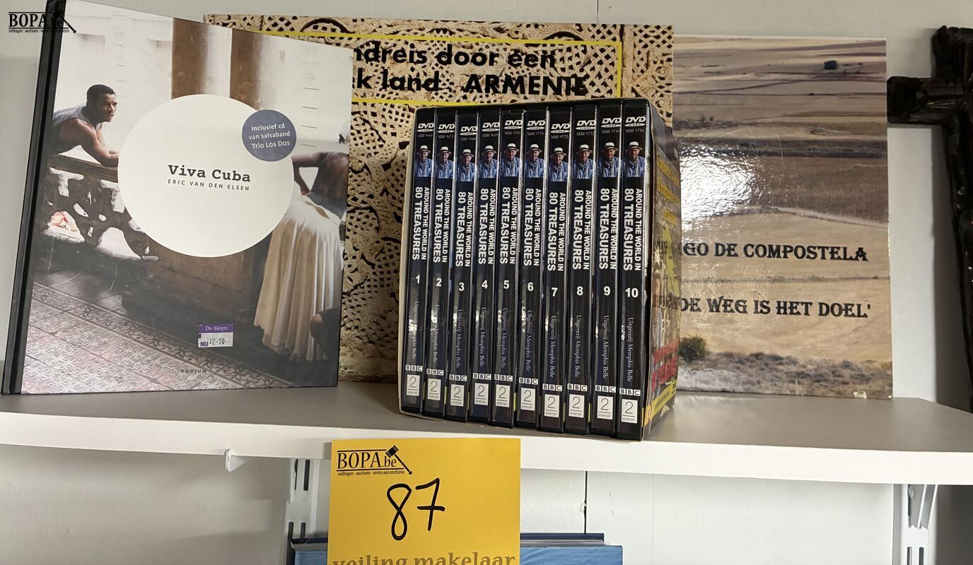 Lot reisboeken en DVD's – foto 2 – kavel bij BOPA Auctions, Ieper