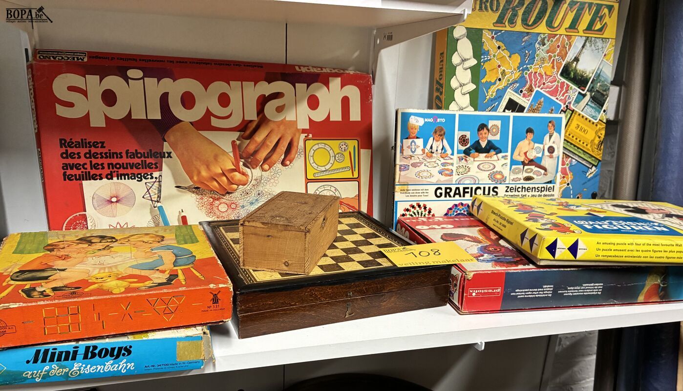 Lot vintage creatieve spelen - 9 stuks – foto 2 – kavel bij BOPA Auctions, Ieper