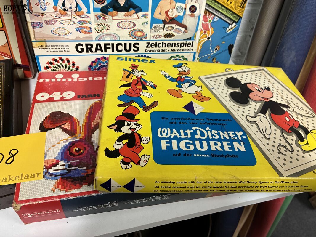 Lot vintage creatieve spelen - 9 stuks – foto 6 – kavel bij BOPA Auctions, Ieper