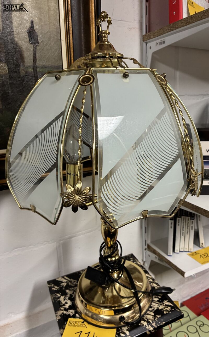 Vintage tafellamp Tiffany-stijl – foto 2 – kavel bij BOPA Auctions, Ieper
