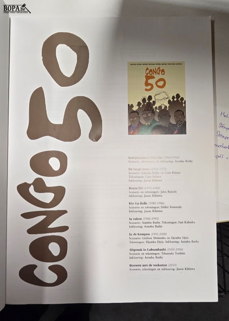 Stripverhaal 'Congo 50' – foto 6 – kavel bij BOPA Auctions, Ieper