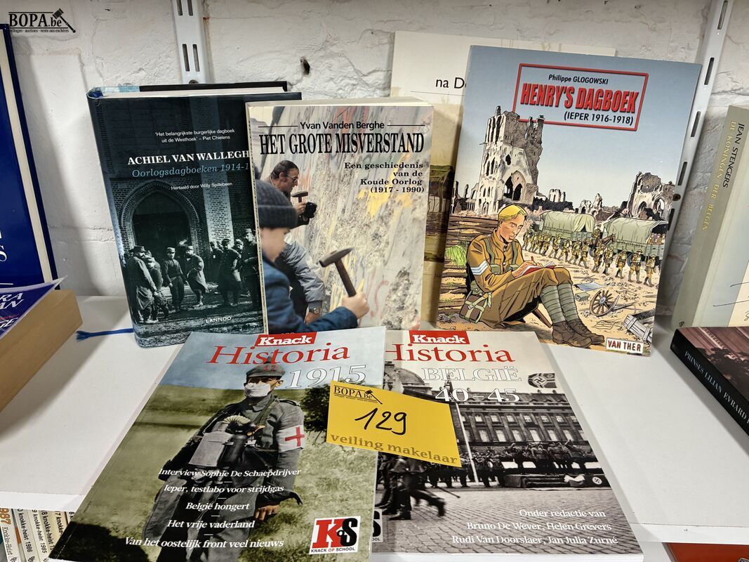 Lot geschiedenisboeken - 5 stuks – foto 2 – kavel bij BOPA Auctions, Ieper