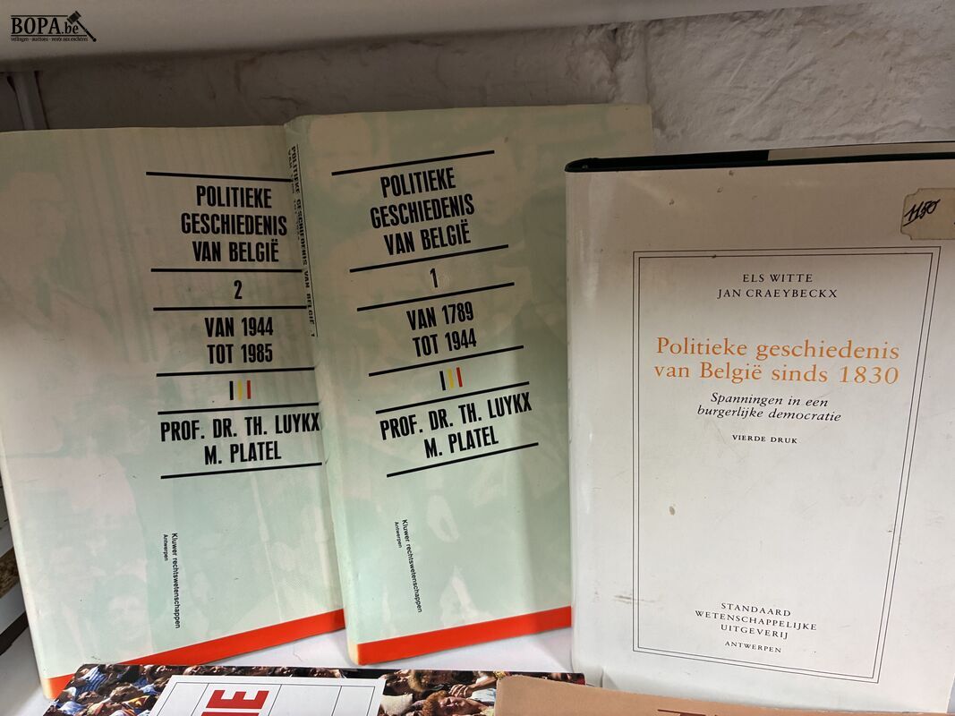 Lot politieke geschiedenisboeken België - 5 stuks – foto 4 – kavel bij BOPA Auctions, Ieper