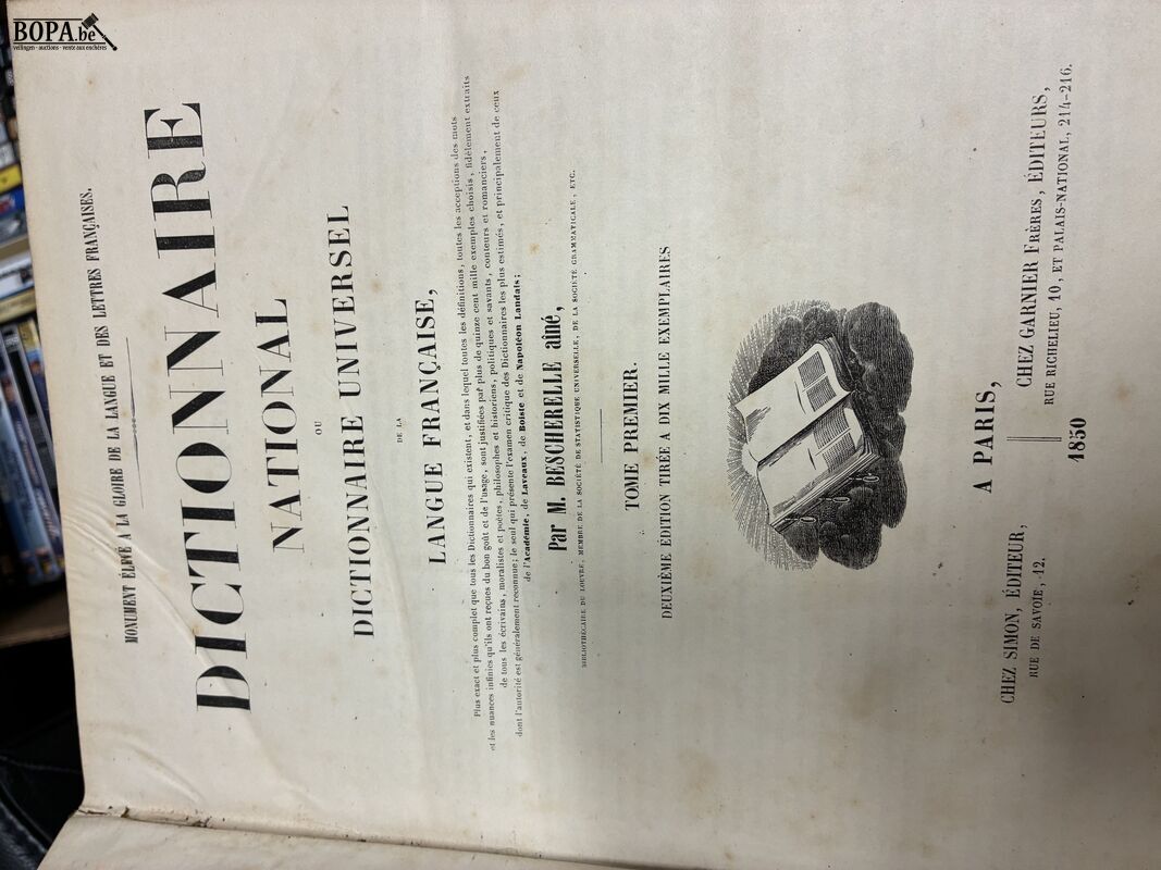 Franse dictionnaire 1850 - 2 stuks – foto 3 – kavel bij BOPA Auctions, Ieper