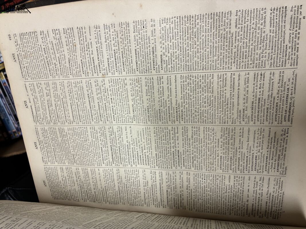 Franse dictionnaire 1850 - 2 stuks – foto 4 – kavel bij BOPA Auctions, Ieper