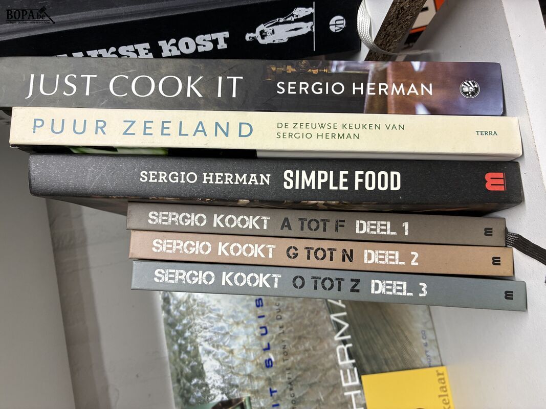 Lot boeken 'Sergio Herman' - 7 stuks – foto 4 – kavel bij BOPA Auctions, Ieper